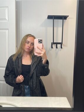 Andrew Marc Black Leather Jacket